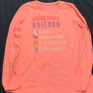 Girls XL long sleeve graphic T-shirt